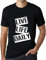 Camiseta Estampada para Hombre Vivir La Vida Cotidiana – Live Life Daily – T-Shirt Vintage Manga Corta Regalo Original Cumpleaños Diseño Gráfico Moda Negro Profundo XXL