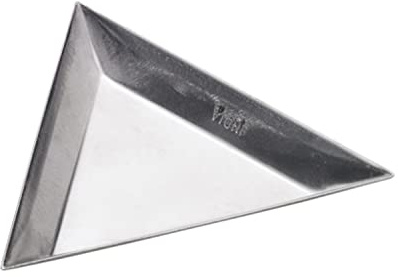 Dreiecksschale, 2 Stück, vereinfacht das Aussuchen und Zurückfüllen von Kleinteilen (Aluminium)