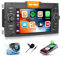 CAMECHO 2G+64G Android 13 Car Stereo for Ford Fiesta Focus Kuga Transit Connect Mondeo Smax with Wireless Carplay Android Auto 7 Touch Screen Bluetooth Car Radio with GPS WiFi FM RDS Reversing Camera