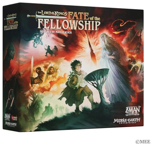 Sagan om ringen: Fate of the Fellowship brädspel - Skydda Middle Earth i ett episkt samarbetsstrategispel för barn och vuxna, från 14 år, 1 till 5 spelare, 60