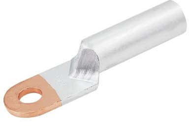 10 Stück Klemmen 35 mm2 Kabelschuhe DTL-35 O-förmiger Kupfer-Aluminium-Übergangskabelverbinder 35 quadratisch