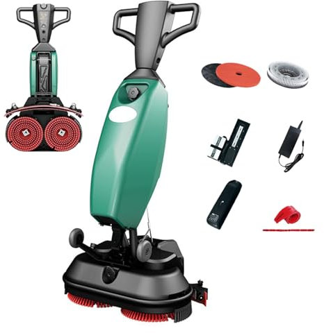 Portable Floor Scrubber with 360° Rotation and Long Battery Life for Efficient Cleaning in Large Spaces