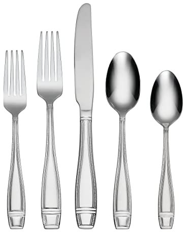 Oneida H240042A Ellis 42PC (3) juegos de cubertería, Plata