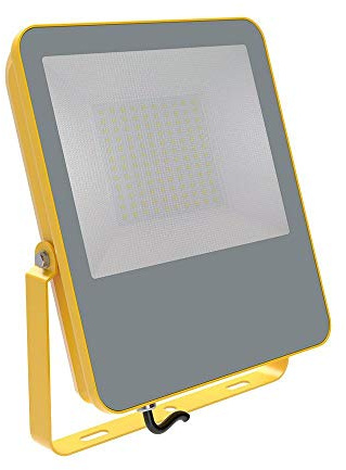 V-TAC LED Work Light - Portable Floodlight - Work Lights Main Powered 100W 10000 Lumen 6400K IP65 Waterproof Security Light Built in Wire with BS Plug for Workshop Garage Construction