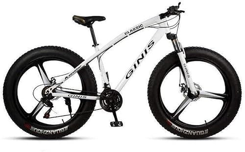 Fahrrad,Mountainbike 26 Zoll Stahlrahmen - Doppelscheibenbremsen Mountainbike Sport Freizeit for Erwachsene (Color : Black, Size : 21 Speed)
