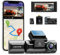 AZDOME M550 3 Lens 4K Dashcam Auto 2.5K+ 1080P+ 1080P vorne hinten innen mit 64GB SD Karte, WiFi, GPS, Super Nachtsicht, Parküberwachung, Loop-Aufnahm, WDR, G Sensor, 3.19” Hitzebeständig (M550 Pro)