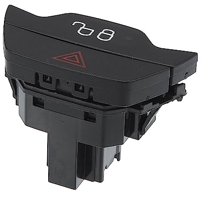 X AUTOHAUX Warning Light Switch Flasher Switch for Ford B-Max 2012 on | No.BK3T13A350AA, for Ford C-Max 2010 on