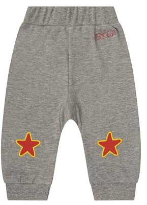 AS Roma Pantaloni Grigi con Patch, 3-6 Mesi