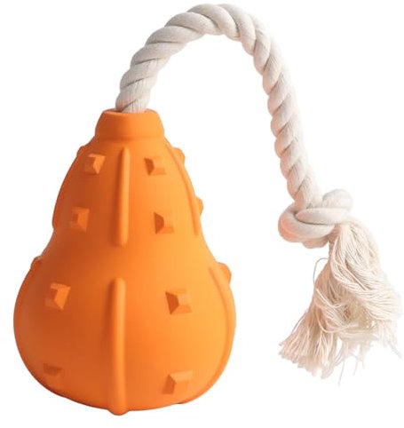 MYLONGINGCHARM Hundespielzeug Unzerstörbar,Kauspielzeug für Haustiere,Leckerlispendendes Hundespielzeug,Langlebiges Beißspielzeug,Interaktives Beißspielzeug, Multifunktional für Hunde und Katzen