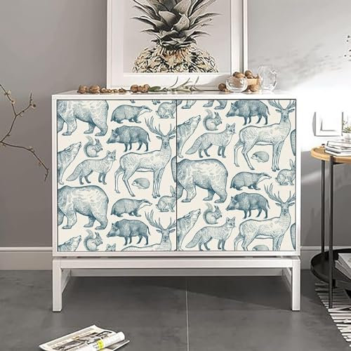 Fliesenaufkleber, 15 cm x 250 cm, for Badezimmer, Elefant, Hirsch, Küche, Fliesenaufkleber for Badezimmer, for Aufkleben auf Wandfliesen, Backsplash (Size : 40x250cm)