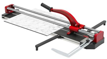 Tagliapiastrelle 80 cm doppio binario e supporti manuale 3/5 con precisione posizionamento a infrarossi manuale tagliapiastrelle utensili per taglio di precisione (rosso)