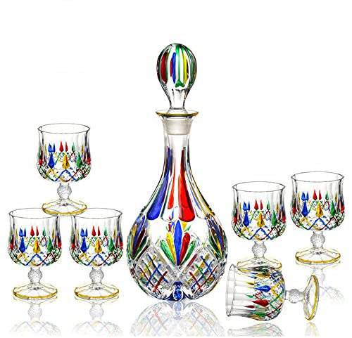 QTANZIQI Whiskyglas, altmodische Cocktailgläser, Trinkgläser, Bourbongläser, Gläser mit schwerem Boden, Schnapsbecher-Set, Wodka-Likörgläser, 2/4/6er-Pack (Typ 1)