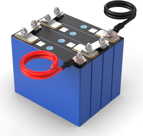 LiFePO4 Batteriezelle 3.2V *4 Pack 280AH Cell 12V mit Eisenphosphat, CE Certified | Deep Cycle Battery for Energy Storage & UPS, Boot, Marine, Golfwagen, Wohnmobil