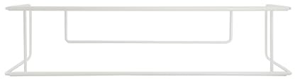 CM Garden - Balconcillo para Macetas, Portamacetas Ventana, Protector de macetas Ventana, Extensible 59 -101cm, Acero Lacado, Blanco | Incluye Tornillería