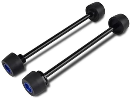 DZSJUNCHENSM Sturzpads Motorrad Motorrad Vorne Hinterachse Slider Rad Crash Protector Für 690 Für Duke Für SMC Für Supermoto R Motorrad Fallschutz(Schwarz)