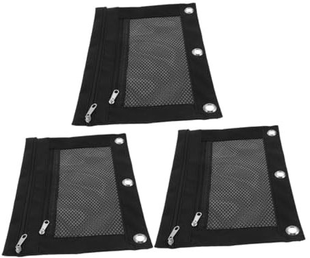 TOGEVAL 3stücke Bleistifttasche Aus Oxford Binder Mit Reißverschluss Dokumentenbeutel Für Akten Und Papiere Praktische Aufbewahrungstasche Für Zuhause Und Büro