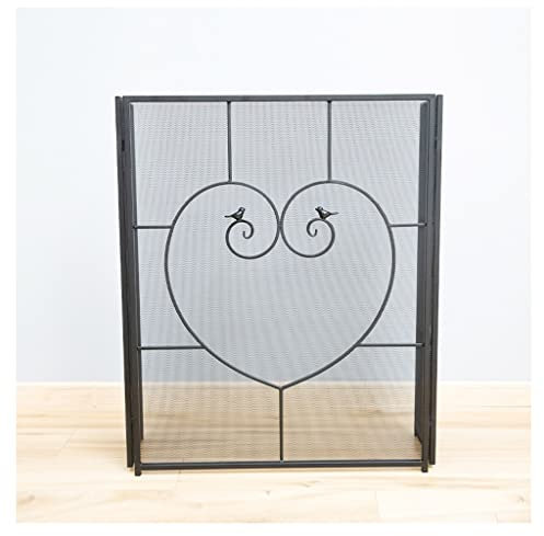 Kaminschutzgitter Herdschirm Europäischer Stil Feuerschutz Schmiedeeisen Rahmen Funkenschutz Outdoor Grillofen Wand Grillofen Wand Kamin Funkengitter