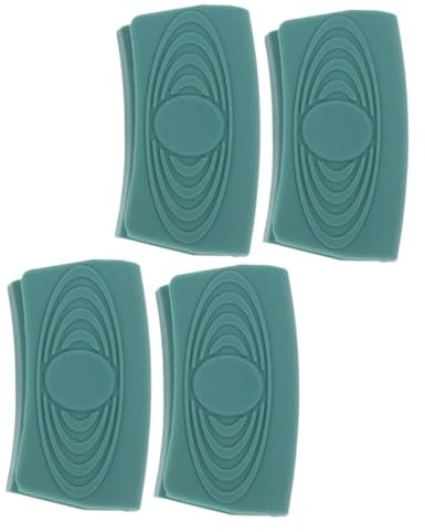 Garneck 4pezzi Coperchi Protettivi per Impugnature di Pentole Supporto in Silicone per Impugnatura di Padella Manicotti per Pentole Accessori da Cucina Resistenti al Calore