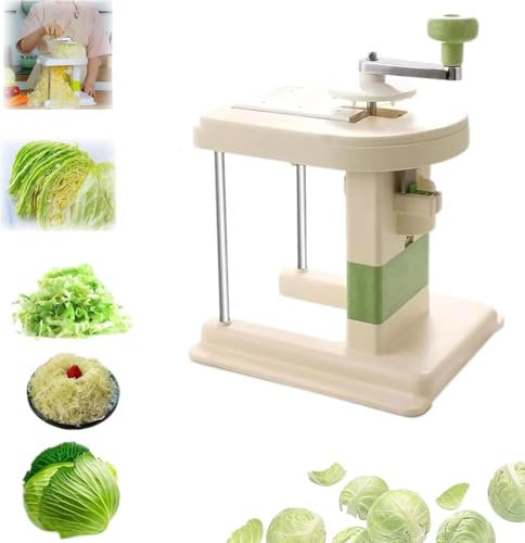 SHIFuXX Rallador de Col Multifuncional, Cortador de Col, rebanador de Col, Picador de chucrut, rallador de Ensalada de Col, for Ensalada de Col, for el hogar y la Cocina, rallador de una Sola Pieza