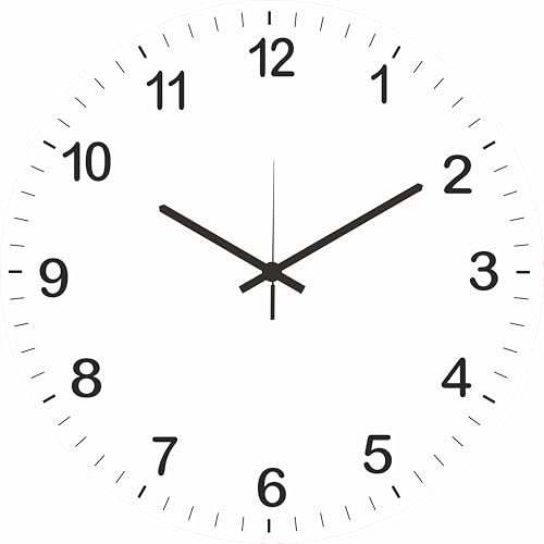 SOLO ORA Reloj de pared personalizable con foto/imagen y/o texto, 40 cm de diámetro, de Forex, ideal como regalo de San Valentín, regalo personalizado (40 cm)