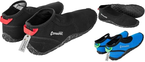 DynamicNord - Scarpe da Acqua in Neoprene, Scarpe da Bagno, Scarpe a Piedi Nudi (Nero, Sistema Taglie Calzature EU, Adulto, Uomo, Numero (Range), Media, 36, 37)