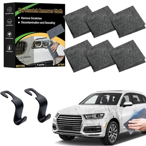 Nano Sparkle Tuch Auto Kratzer Original, Nano Sparkle Tuch, Nanosparkle Tu-ch, Na-no Sparkle Cloth for Car Scratches Erfahrungen, for Clean Scuffs, Stains, & Scratches (1 Box-6 Pcs)