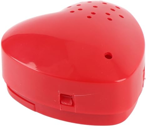 Yinhing Confezione da 2 Scatole Vibranti a Forma di Cuore per Peluche, Registratore Vocale Rosso, Modulo Sonoro con Animali con Effetto da 5 Minuti, Bambola Orsacchiotto