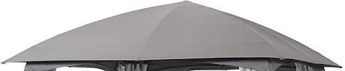 Gardissimo Ersatzdach für Garten Pavillon Milena Leco 3,3 x 3,3 m, hellgrau