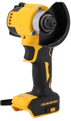 Greensen Amoladora Angular Inalámbrica, Motor sin Escobillas de 14000 RPM con Interruptor de Palanca Trasero y Bloqueo del Husillo, para Cortar y Lijar Metal, (Máquina desnuda con cubierta antipolvo
