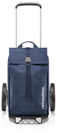 reisenthel Citycruiser Twist Navy – Praktische Einkaufstasche mit Mehreren großen Fächern als Trolley verwendbar