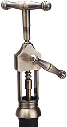Apribottiglie a spirale con ali, Camerieri Amico Apribottiglie Cavatappi Ottone in lega di zinco 19x7,5 cm