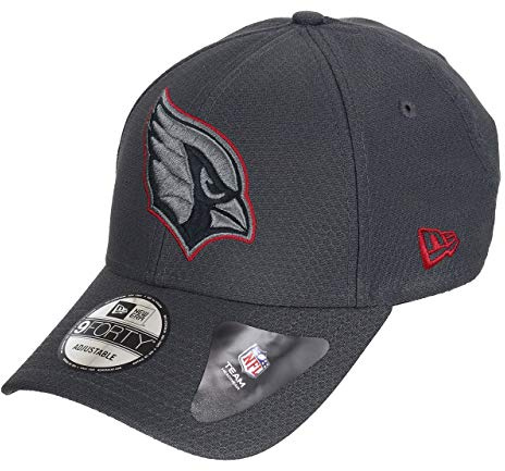 New Era Arizona Cardinals New Era 9forty Adjustable Cap Nfl Hex Era Graphite - One-Size