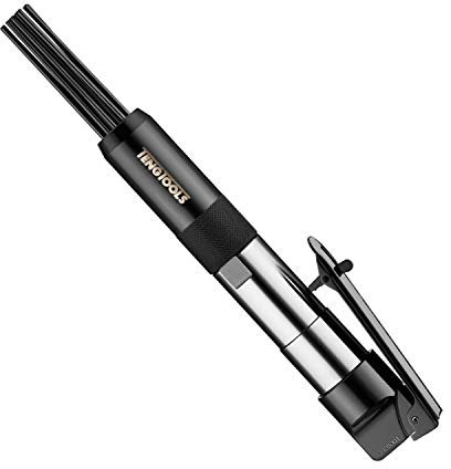 Teng Tools Straight Pneumatic Air Needle Scaler (for Removing Rust, Paint, Corrosion) - ARN12