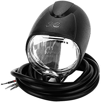 Headlight, 2-in-1 LED Headlamp with Horn for Electric Bikes ¨C Front Light Combo
