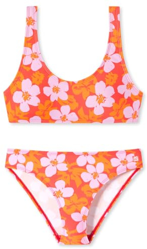 Schiesser Flicka bustier set baddräkt-snabbtorkande bikini, Röd_180943, 152