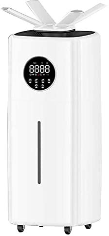 Humidificadores Comercial, 21L Ultrasónico Niebla fría Aire Industrial Purificadores a Gran Escala de pie Atomizadores de 4 núcleos Plantas de Dormitorio Pantalla LED Ultra silenciosa de 20dB