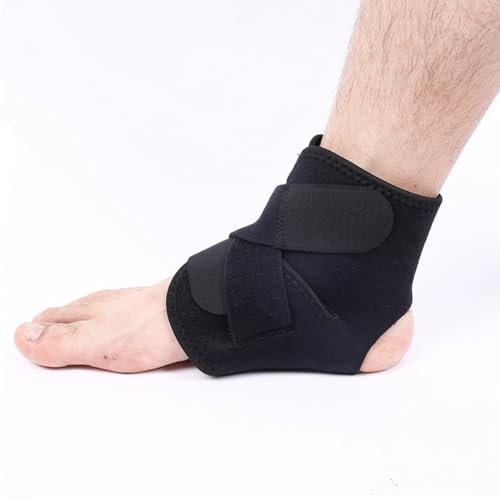 1 Stück Sprunggelenkbandage,Einstellbares bandage fußgelenk,Flexible Knöchelbandage,Rechte und Linke Fußgelenk,für Knöchel Damen Herren,Sport schützen Fußgelenkbandage,Laufen,Wandern,Bergsteigen
