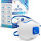 VEVOX® Masque FFP1 - Lot de 20 - Masques Travaux, Chantier et Bricolage anti Poussière avec Valve - Protection contre p. ex. Particules et Poussières Fines de Bois, Ponçage et Construction