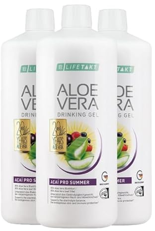 3er Set LR Aloe Vera Drinking Gel Açaí Pro Summer (3x 1000ml)