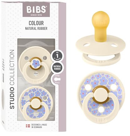 BIBS Colour Studio Ciuccio confezione da 2 pezzi. Privo di BPA