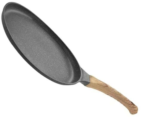 Alipis Padella Per Pancakes Antiaderente Manico Padella Per Crêpes e Uova Buona Conducibilità Termica Design Semplice Adatto Per Cucinare in Casa Ristorante