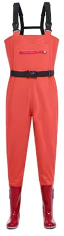 Wansiman Wathose,FischTeich Anglerhose,Wathose Damen,Teichhose,Wathose Anglerhose,Jagd Wathosen,rutschfest Wathosen,Kniepolster,wasserdichte,Atmungsaktive,Strapazierfähige Hosenträger,Für Bauernhöfe