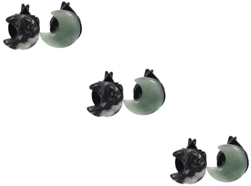 Gatuida 6 Stk Auto-Parfüm-Clip auto car air freshener accessoires für auto Auto-Duftklammern im er-Pack car decor Auto-Lüftungsdiffusor-Clip Auto-Aroma-Ornament Kristall