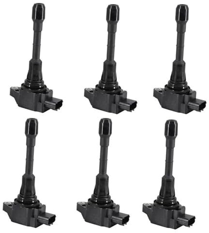 DZSTAIYOUSM Zündverteiler 1/6x OEM Zündspule Pack Für G37 3,7 L V6 2008 2009-2013 Für FX50 G37 M37 5,0 5,6 L 22448-EY00A Blockzündspule(6PCS)