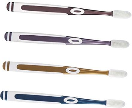 COLLBATH 3sätze -zahnbürsten Für Erwachsene Ergonomisches Design Mit Weichen Borsten Für Gründliche Zahnreinigung Und Sanfte Pflege Farben Erhältlich