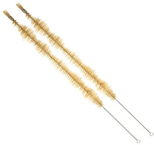 Hoement Cepillo De Limpieza para Tubos De Laboratorio, Condensador Largo, 2 Piezas, Diseño Esférico De 5 Bolas para Limpieza De Tubos y Condensadores Laboratorio