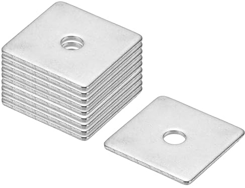 PATIKIL Rondelle quadrate, M3 x 16 x 1 mm, 36 pezzi, rondelle quadrate, rondella quadrata, piastra di immagazzinaggio, in acciaio inox 304