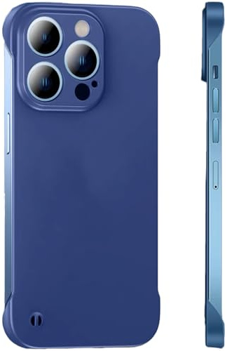FAOMSEBS Senza Bordo Cover per iPhone 15 Pro Max (Sensazione di Metallo Nudo) [Ultra Sottile Come Senza Custodia] Custodia Antishock Cover iPhone 15 Pro Max Case con Rapida Dissipazione del Calore 6,7