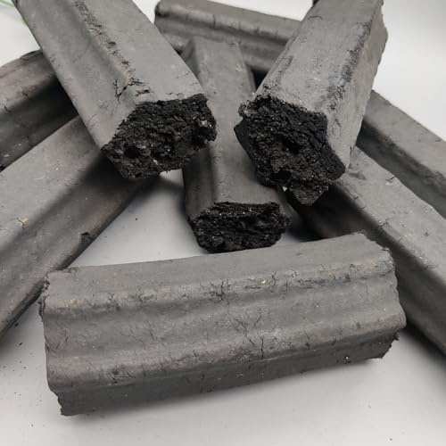 LUMIXA Smokeless Hardwood Charcoal Briquettes Long Lasting BBQ Charcoal for Grilling Heating All Natural Black Charcoal (4)