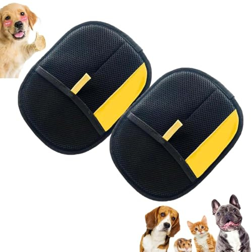 Repoigne Des Poils Pour Animaux De Poils, Gant De Pethairremover, Brosse De Pethairremover RéUtilisable, Pethairrever (2PCS)